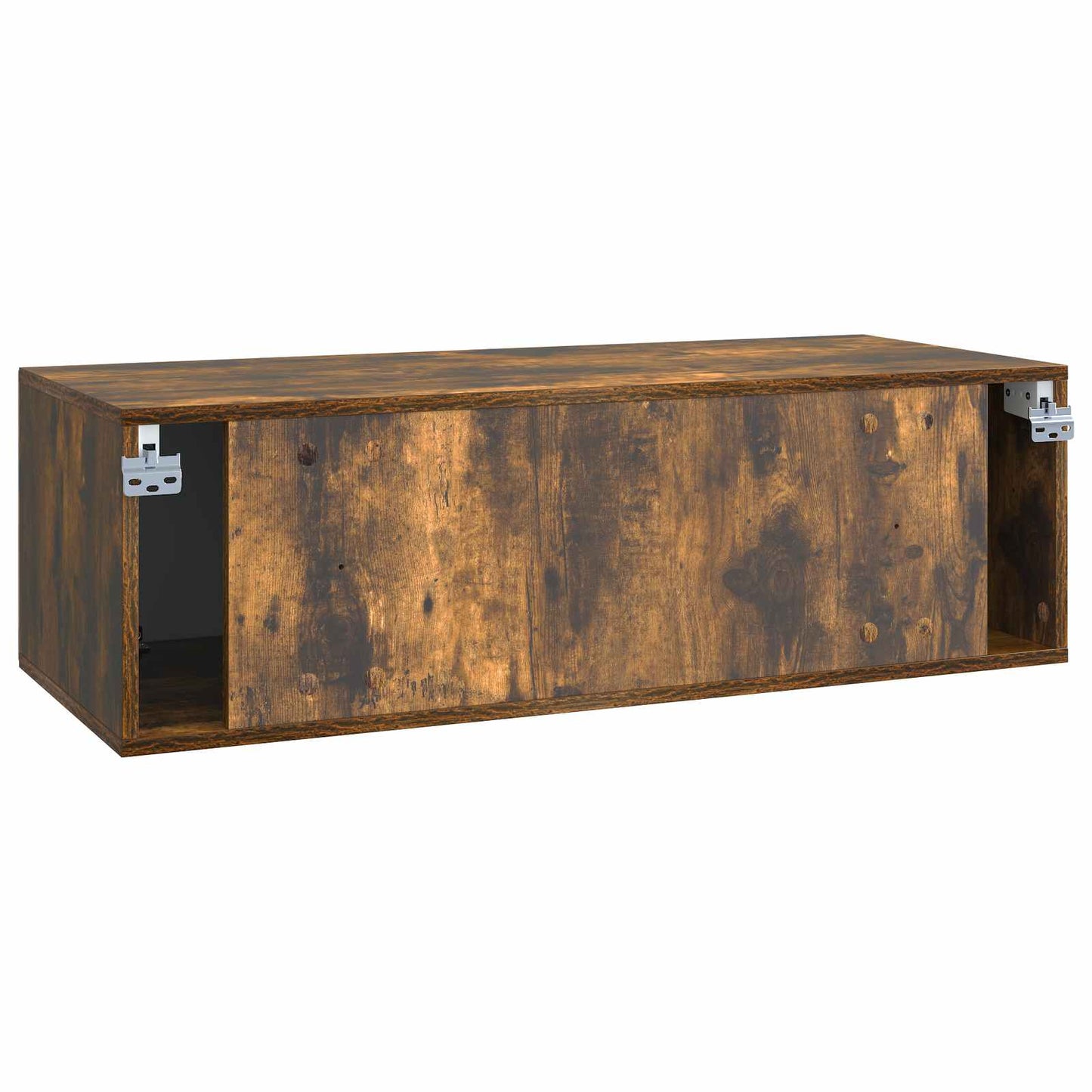Væghængt TV-skab Røget eg 98 x 41 x 30 cm Konstrueret træ