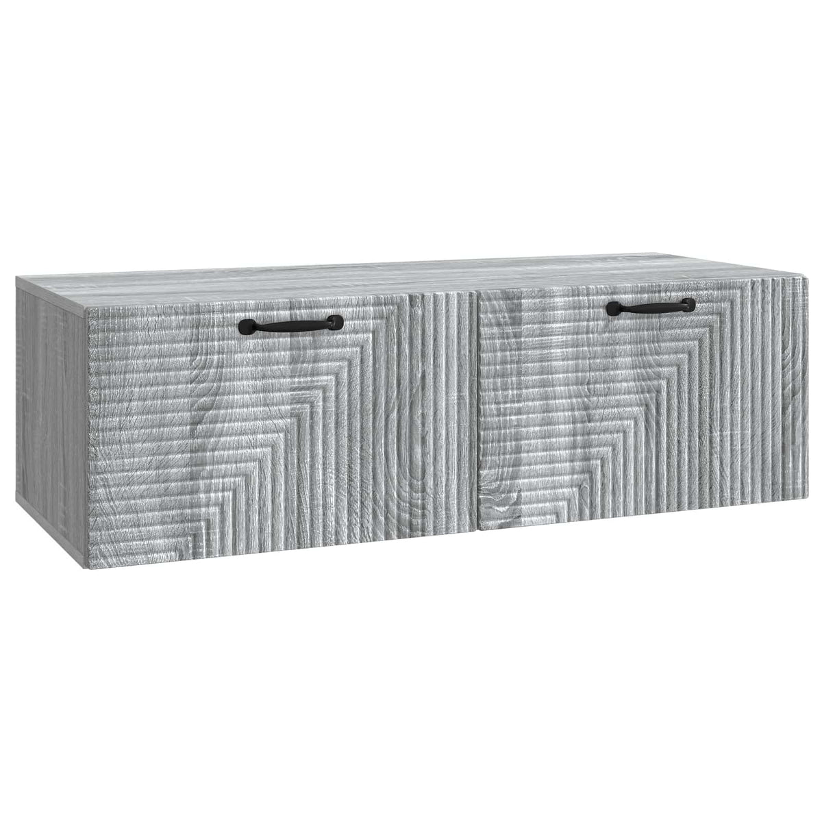 Væghængt TV-skab 98 x 41 x 30 cm Grå sonoma-eg Konstrueret træ