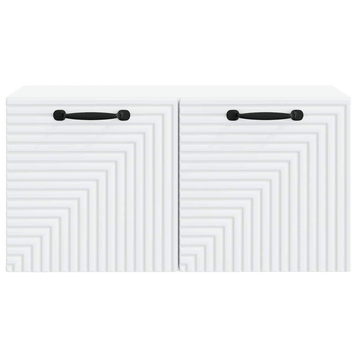 Væghængt TV-skab Hvid 59,5 x 31 x 30 cm Konstrueret træ