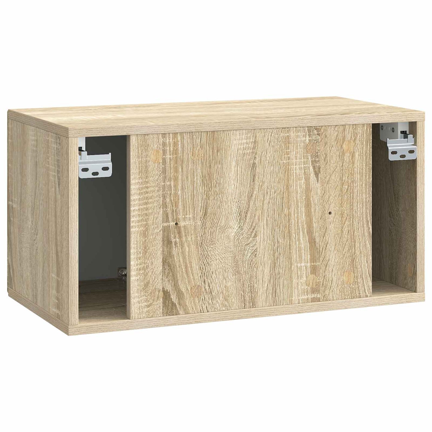 Væghængt TV-skab Sonoma-eg 59,5 x 31 x 30 cm Konstrueret træ