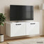 Væghængt TV-skab Hvid 78,5 x 31 x 30 cm Konstrueret træ