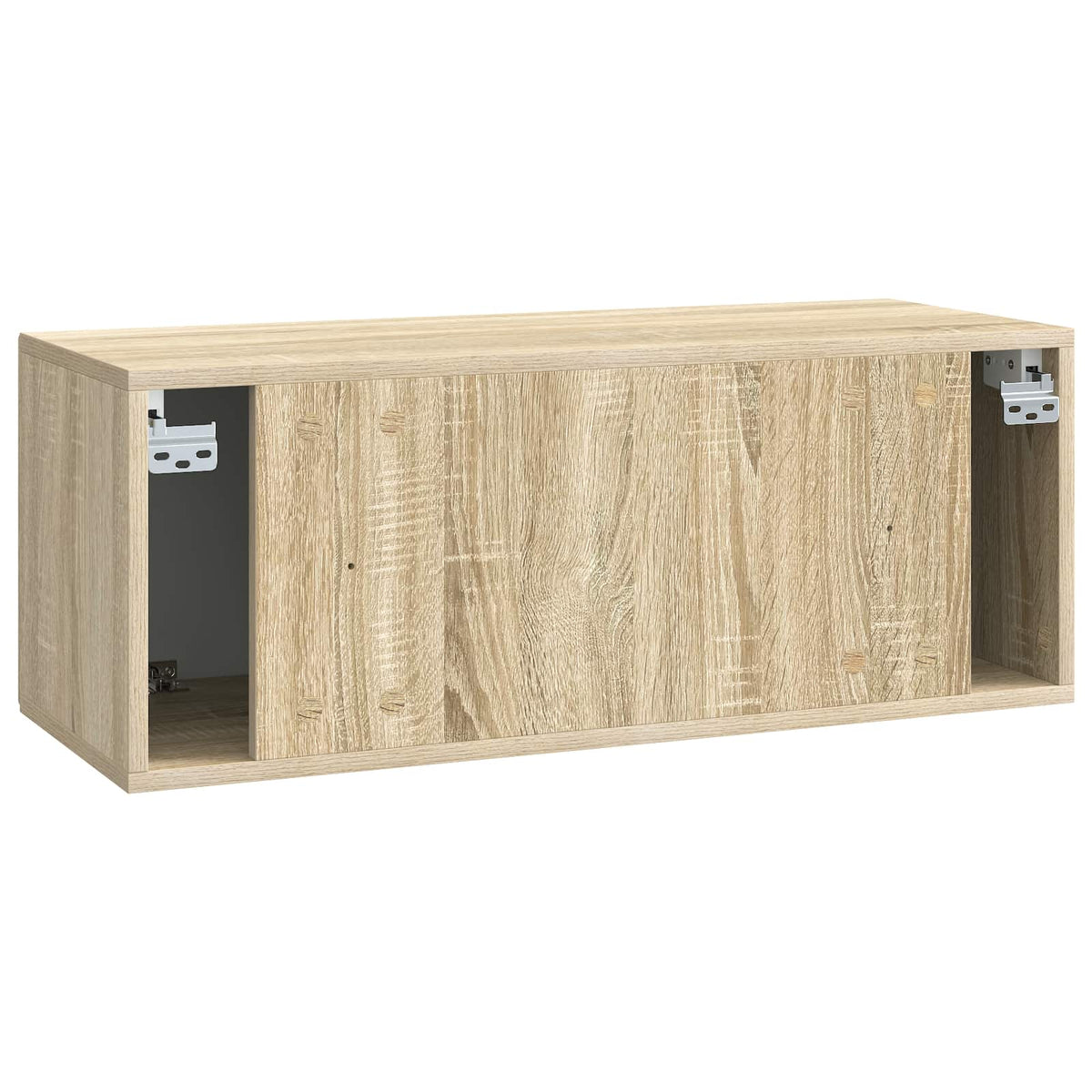 Væghængt TV-skab Sonoma-eg 78,5 x 31 x 30 cm Konstrueret træ