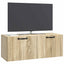 Væghængt TV-skab Sonoma-eg 78,5 x 31 x 30 cm Konstrueret træ