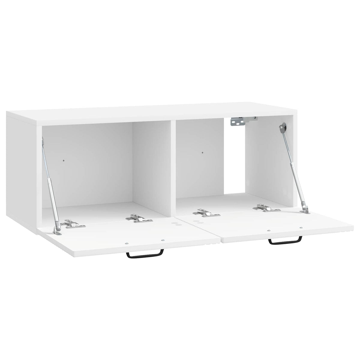 Væghængt TV-skab Vægmonteret Hvid højglans 78,5 x 31 x 30 cm