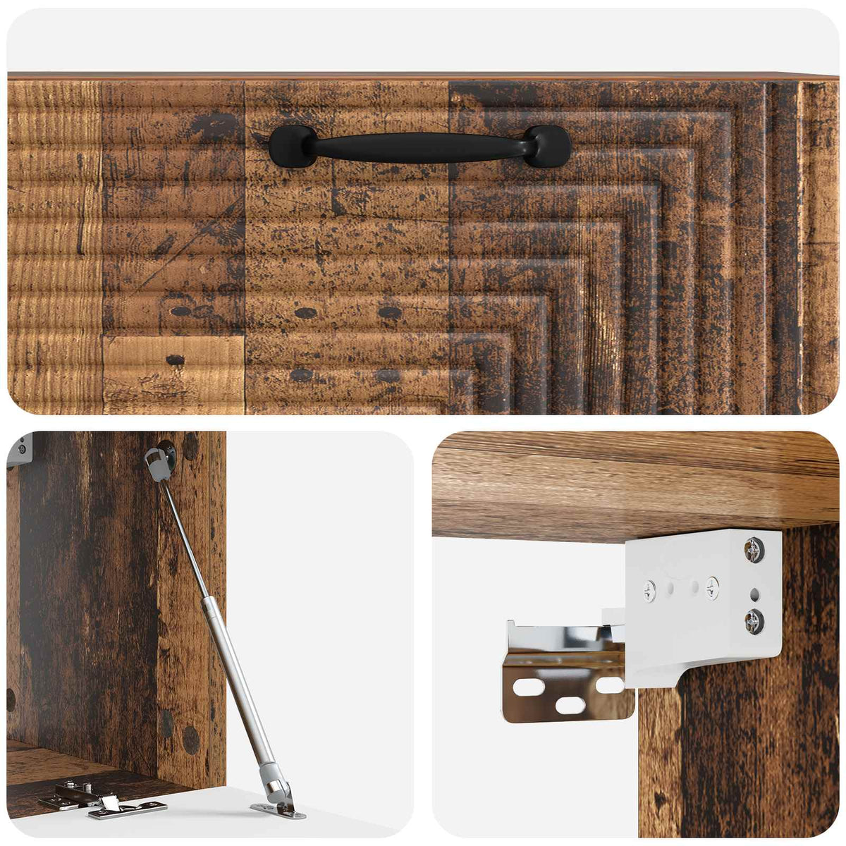 Væghængt TV-skab Gammelt træ 78,5 x 31 x 30 cm Konstrueret træ