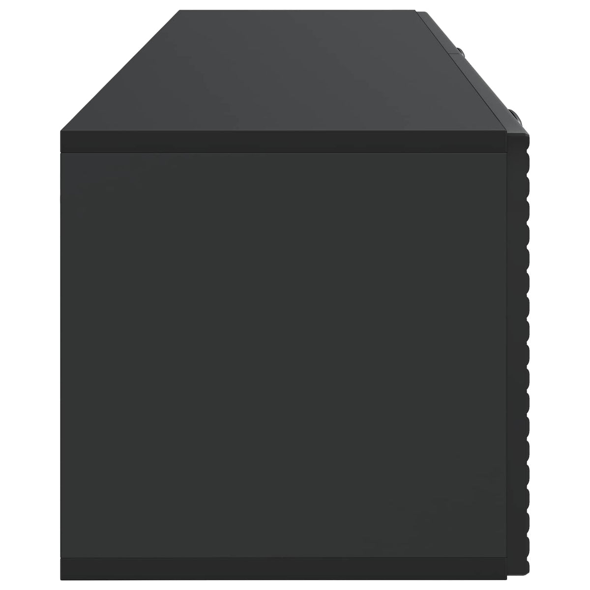 Væghængt TV-skab Sort 98 x 31 x 30 cm Konstrueret træ