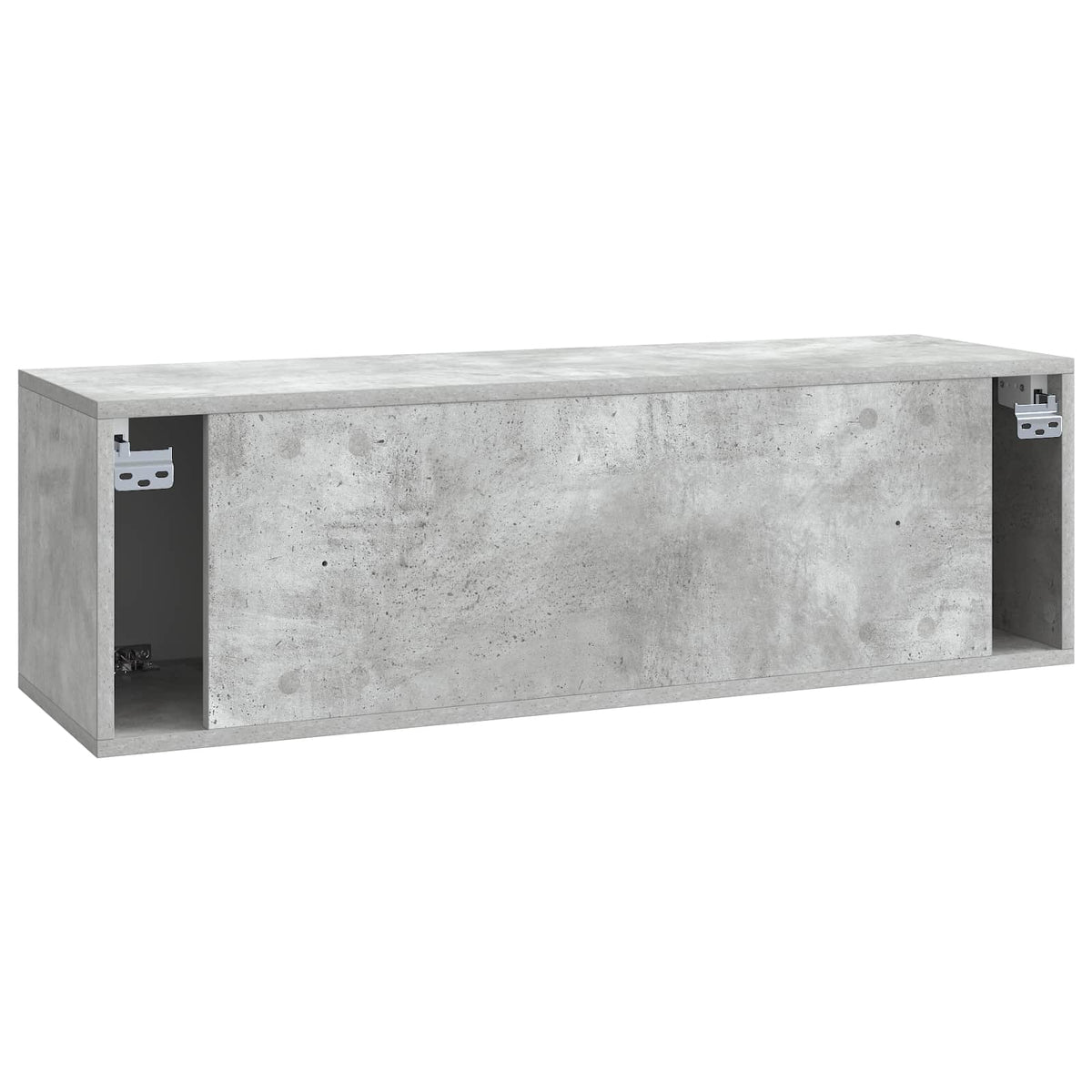 Væghængt TV-skab Betongrå 98 x 31 x 30 cm Konstrueret træ
