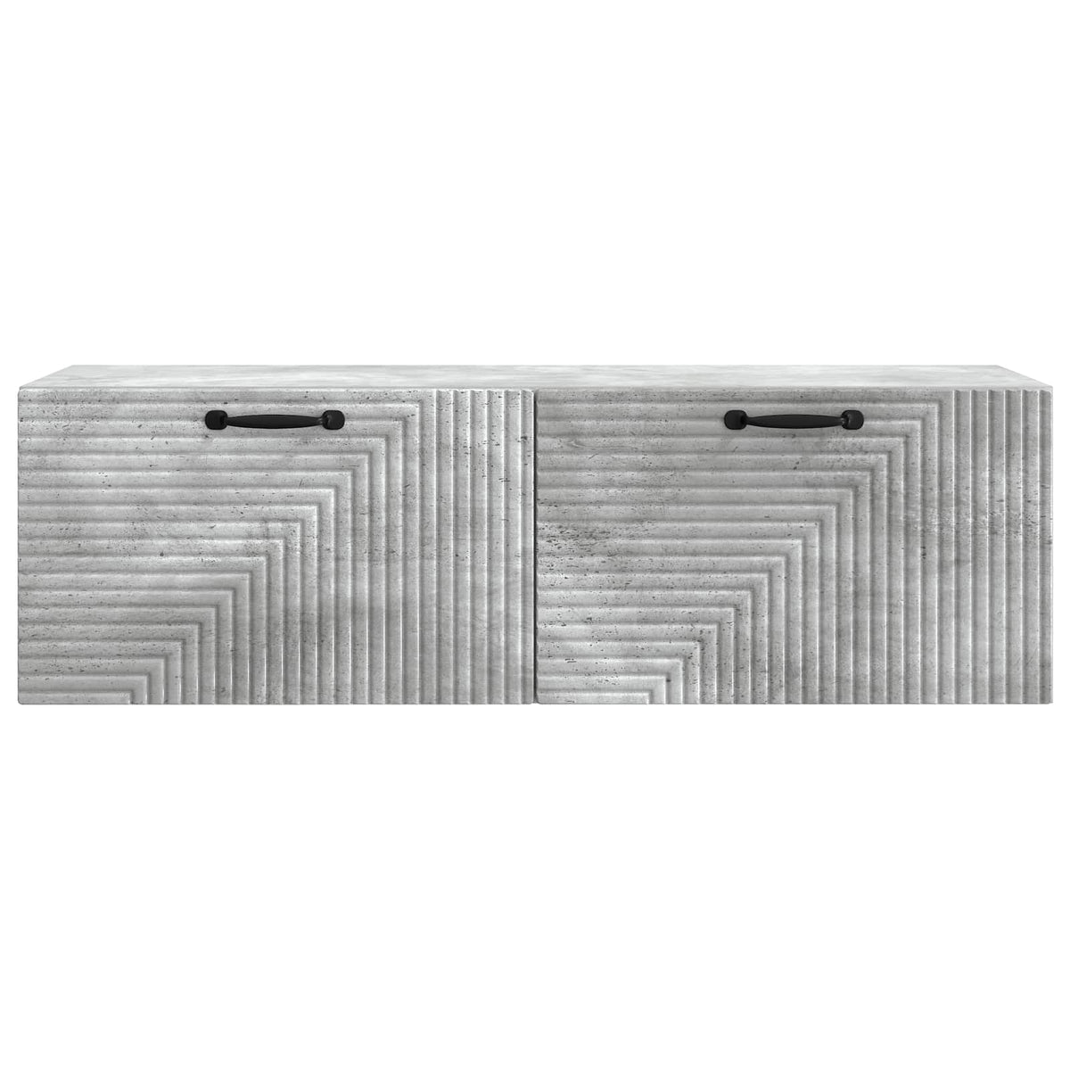 Væghængt TV-skab Betongrå 98 x 31 x 30 cm Konstrueret træ