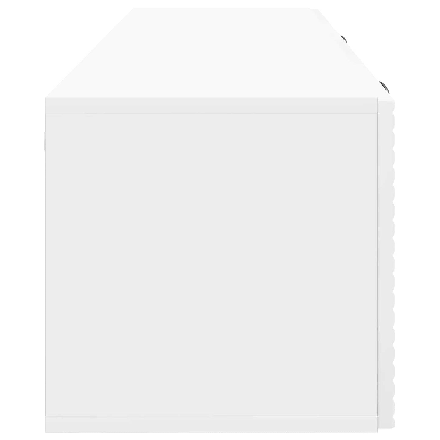 Væghængt TV-skab Hvid højglans 98 x 31 x 30 cm Konstrueret træ
