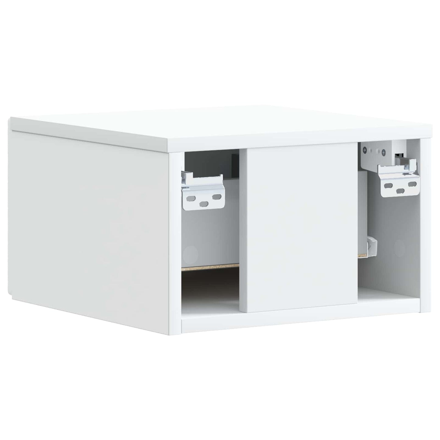 Væghængt Sideskab Hvid 34,5 x 33 x 20 cm Konstrueret træ