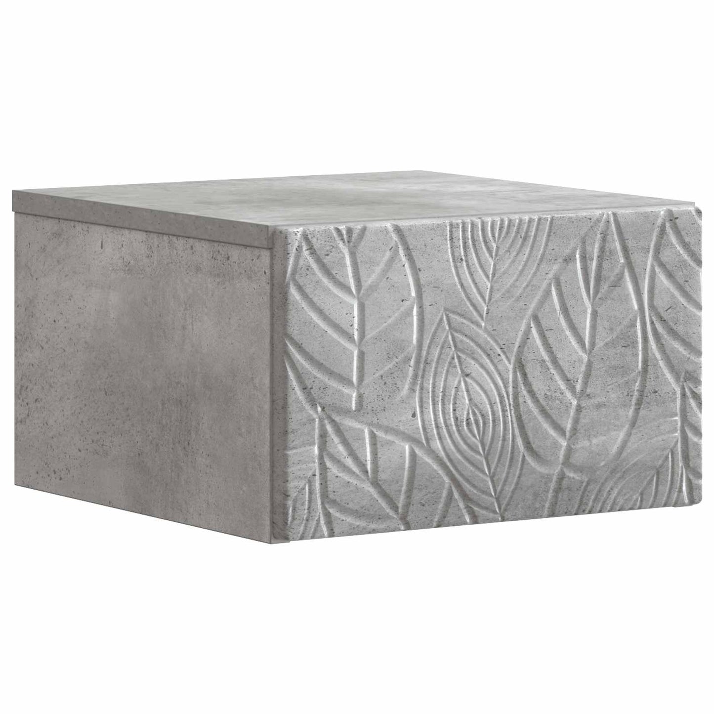 Væghængt Sideskab Betongrå 34,5 x 33 x 20 cm Konstrueret træ