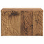 Væghængt Natbord 2 stk. Gammelt træ 49 x 34,5 x 20 cm