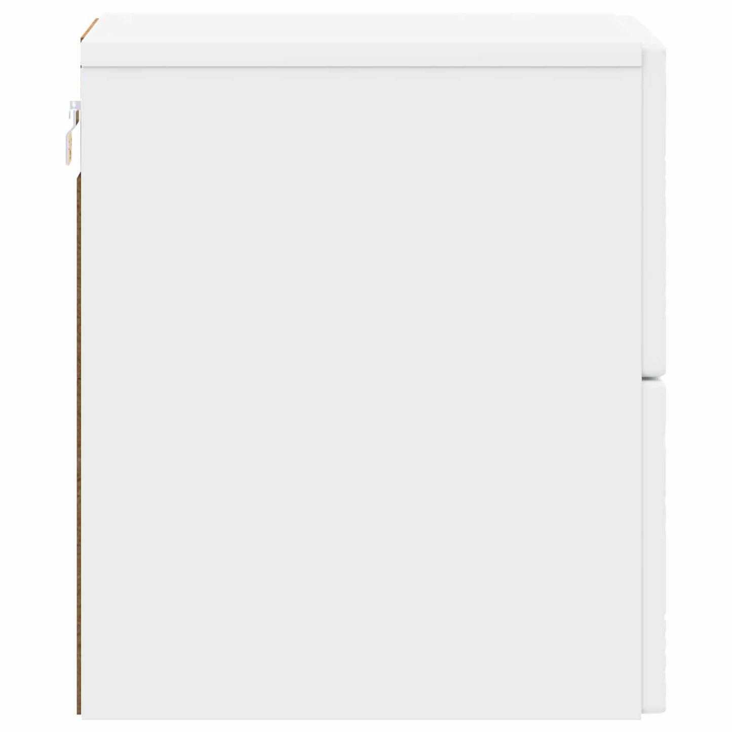 Væghængt Natbord Hvid 34,5 x 33 x 40 cm Konstrueret træ