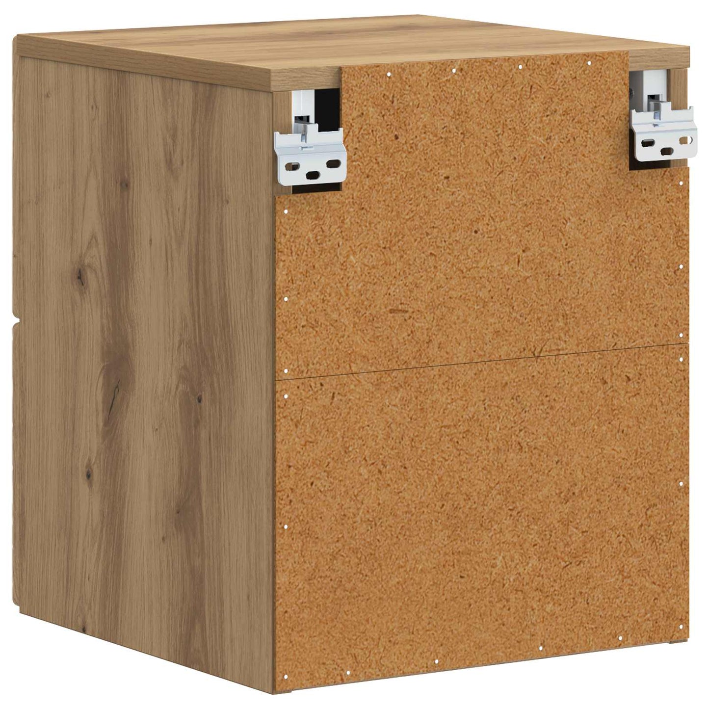 Væghængt Natbord Artisan-eg 34,5 x 33 x 40 cm Konstrueret træ