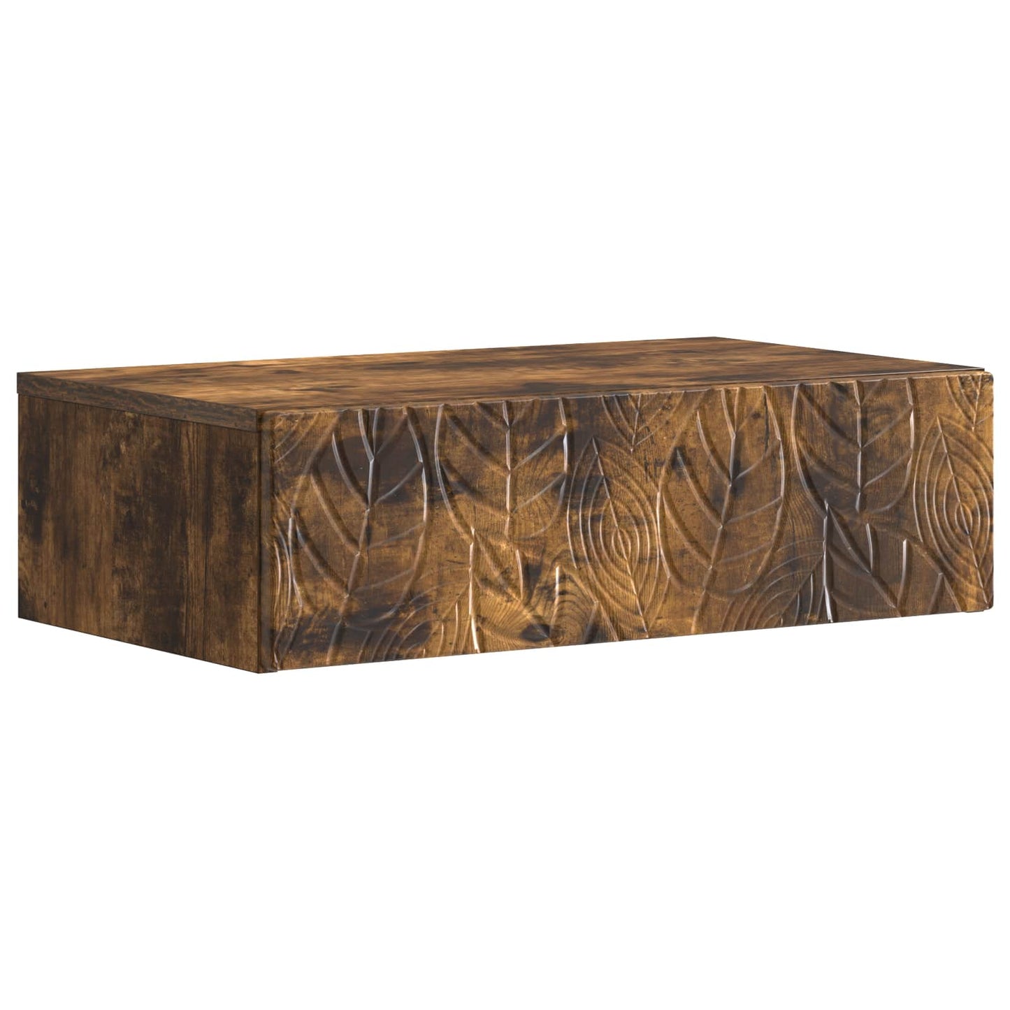 Væghængt Sideskab 59 x 34,5 x 17 cm Konstrueret træ Røget eg