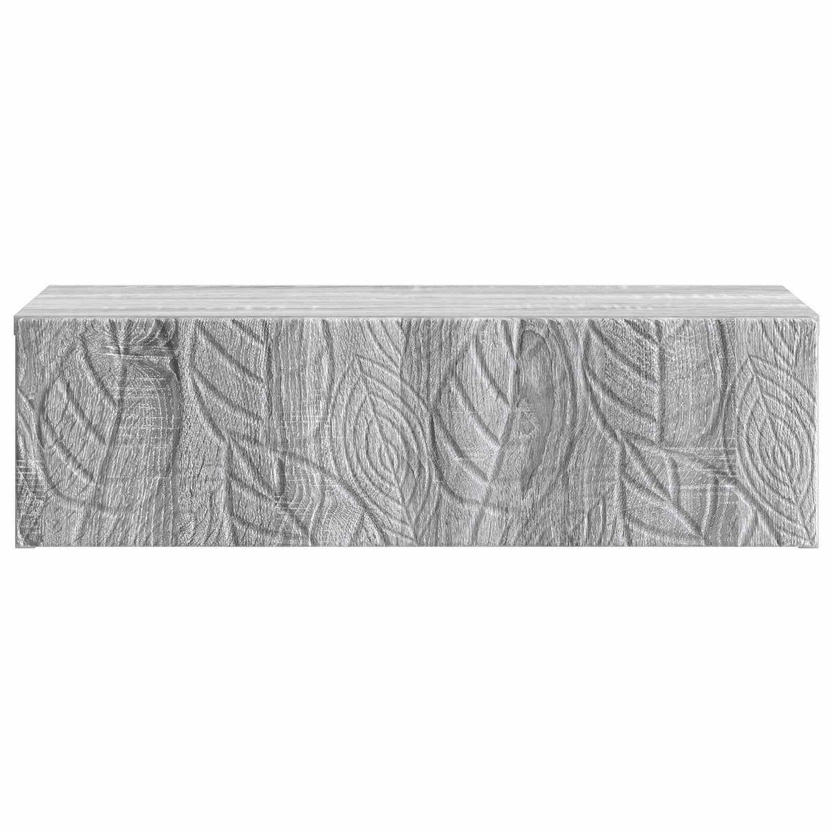 Væghængt Sideskab 59 x 34,5 x 17 cm Konstrueret træ Grå Sonoma