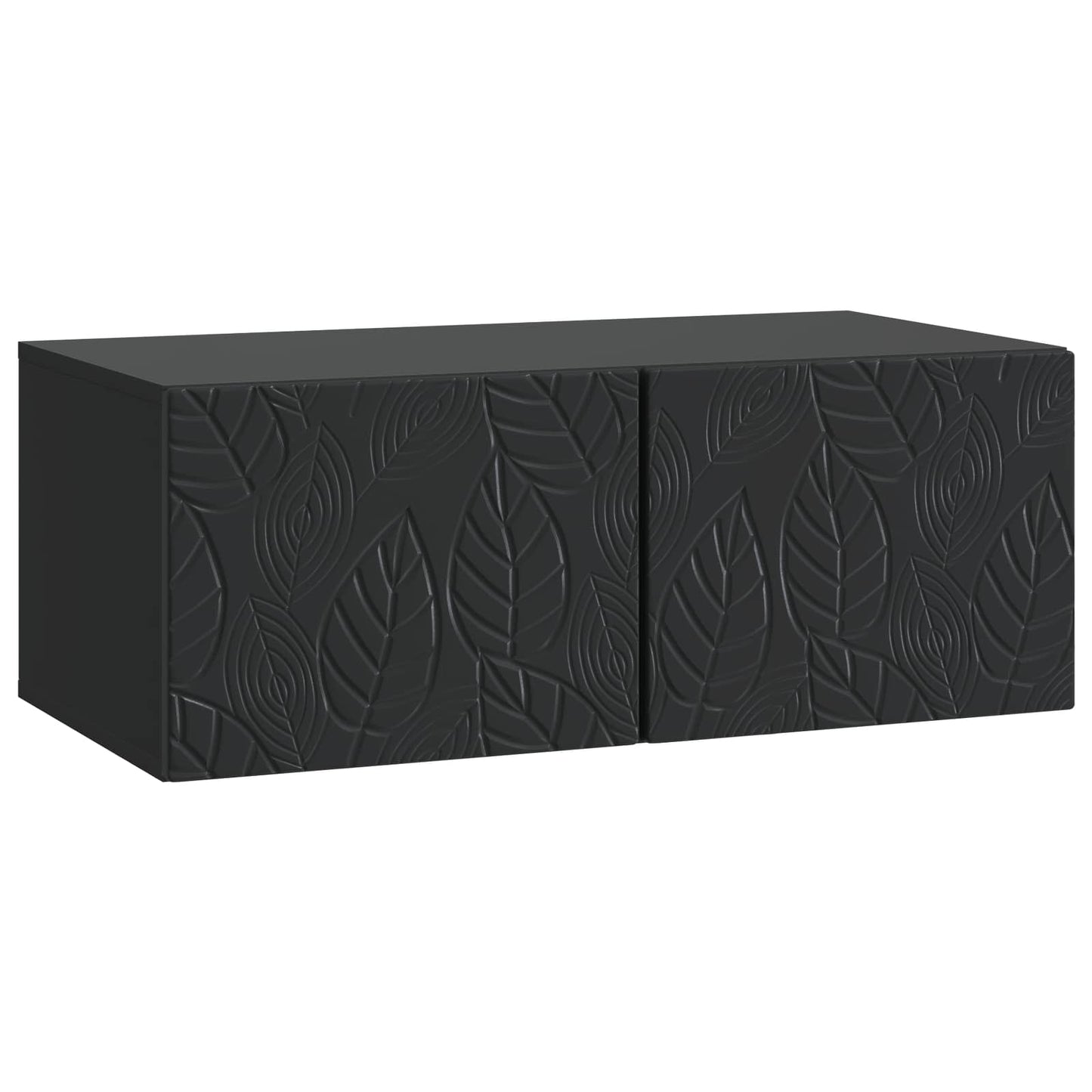 Væghængt TV-skab 59,5 x 41 x 30 cm Sort Konstrueret træ
