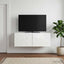 Væghængt TV-skab 59,5 x 41 x 30 cm Hvid højglans