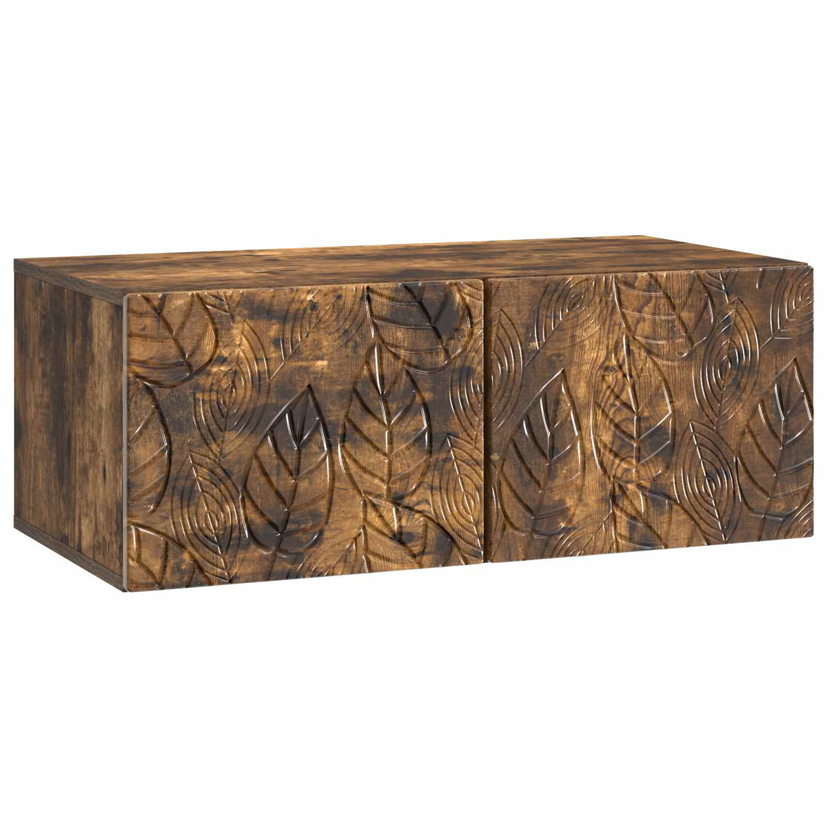 Væghængt TV-skab 59,5 x 41 x 30 cm Røget eg Konstrueret træ