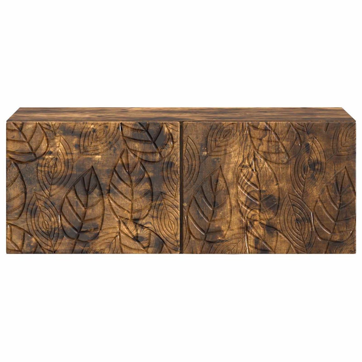 Væghængt TV-skab 59,5 x 41 x 30 cm Røget eg Konstrueret træ