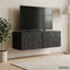 Væghængt TV-skab 78,5 x 41 x 30 cm Sort Konstrueret træ