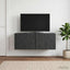 Væghængt TV-skab 78,5 x 41 x 30 cm Sort Konstrueret træ