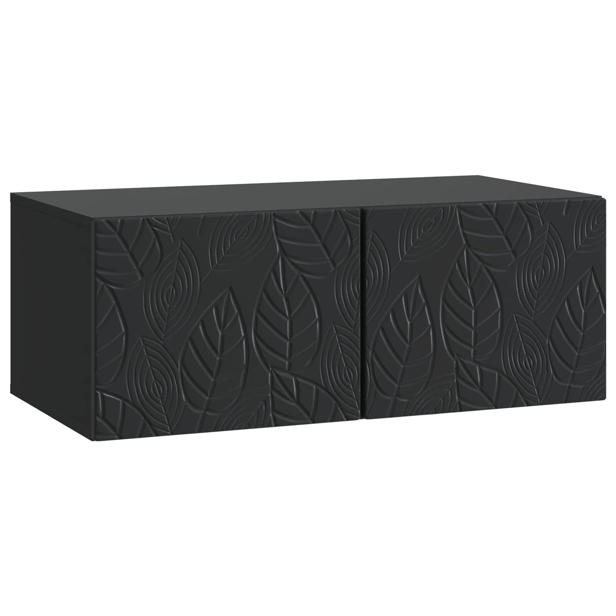 Væghængt TV-skab 78,5 x 41 x 30 cm Sort Konstrueret træ