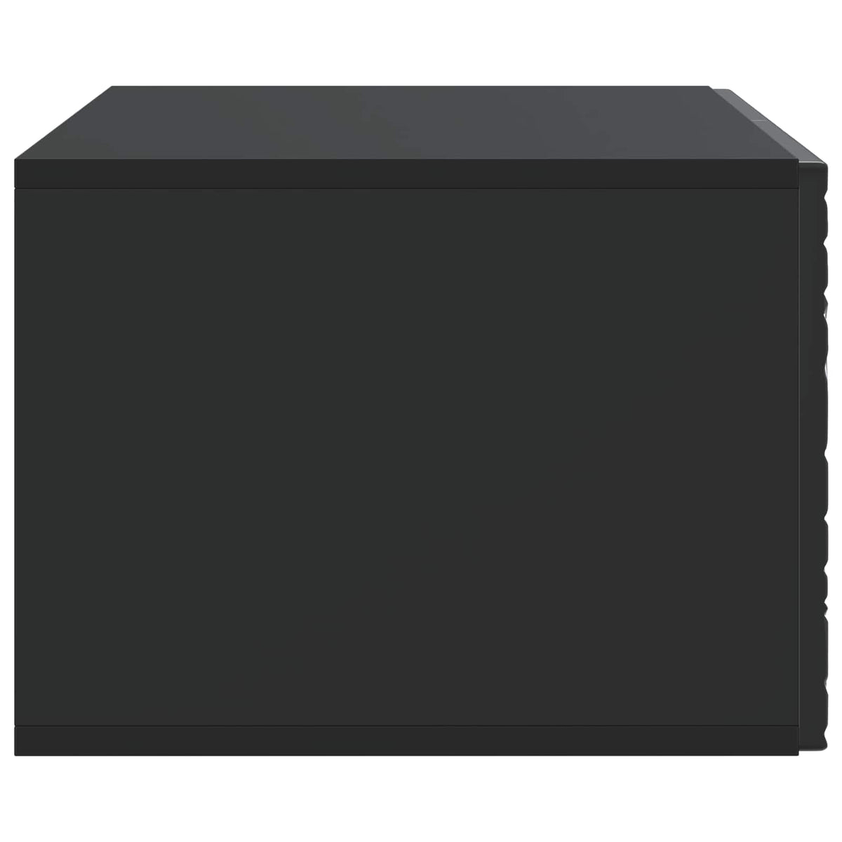 Væghængt TV-skab 78,5 x 41 x 30 cm Sort Konstrueret træ