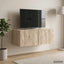 Væghængt TV-skab 78,5 x 41 x 30 cm Sonoma-eg Konstrueret træ