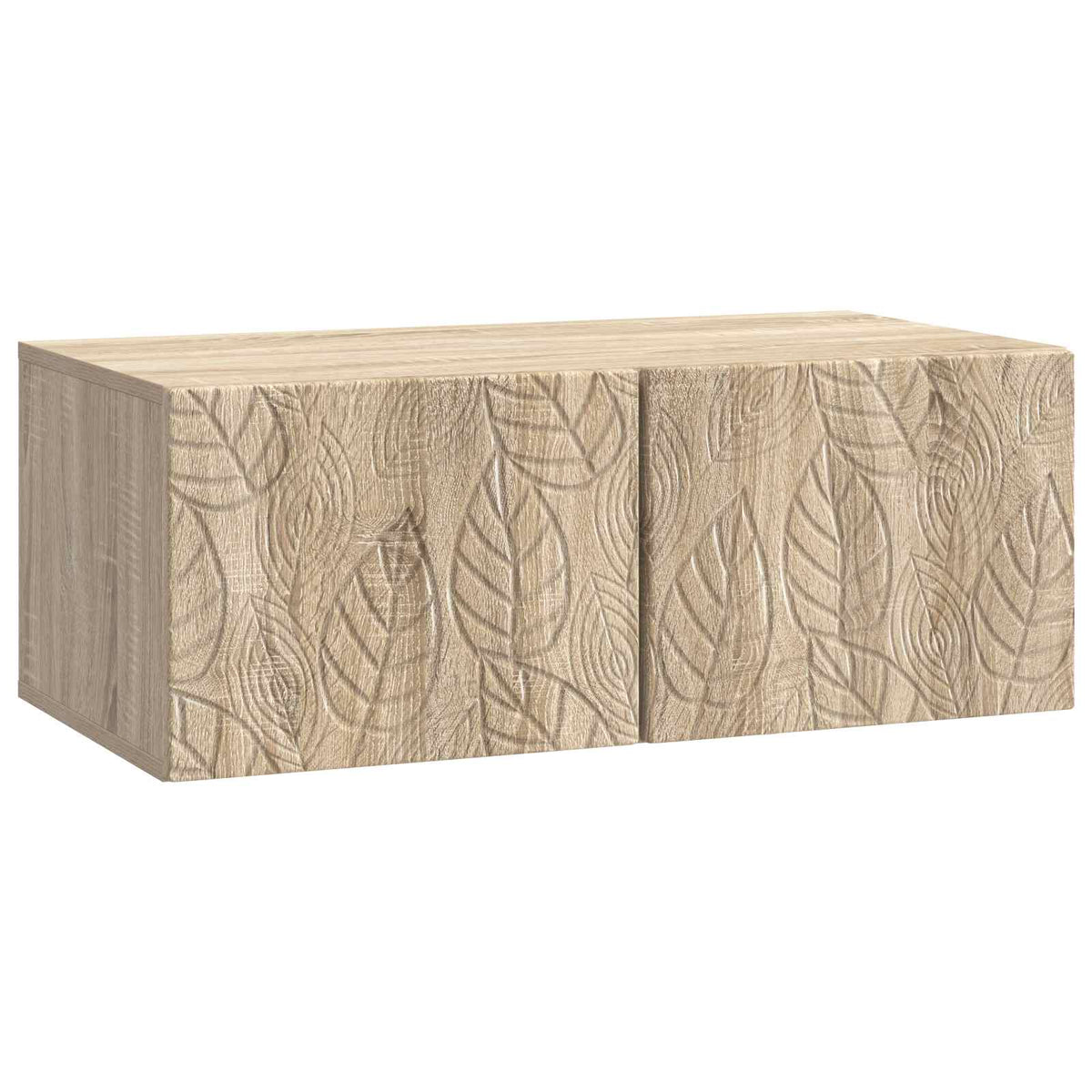 Væghængt TV-skab 78,5 x 41 x 30 cm Sonoma-eg Konstrueret træ