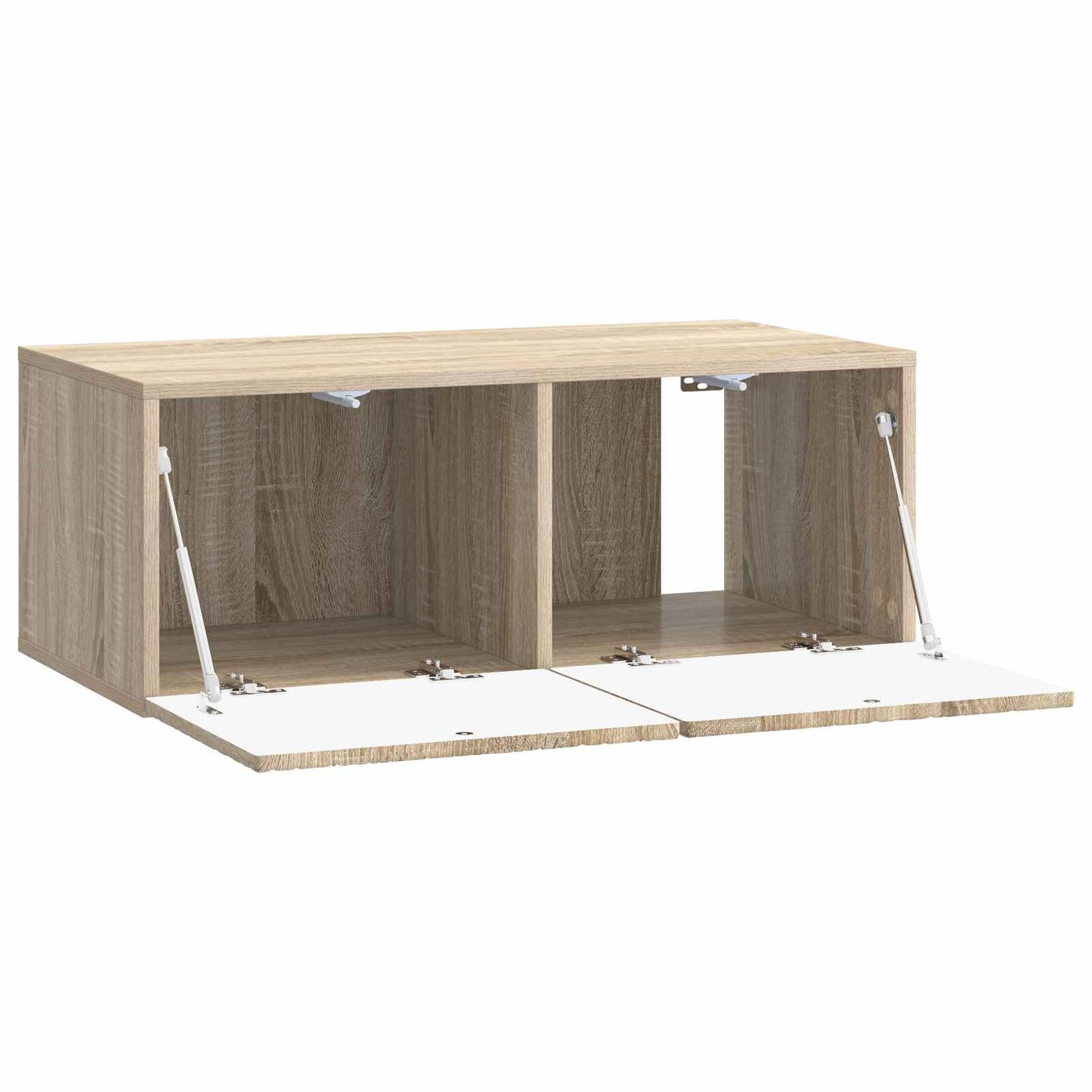 Væghængt TV-skab 78,5 x 41 x 30 cm Sonoma-eg Konstrueret træ