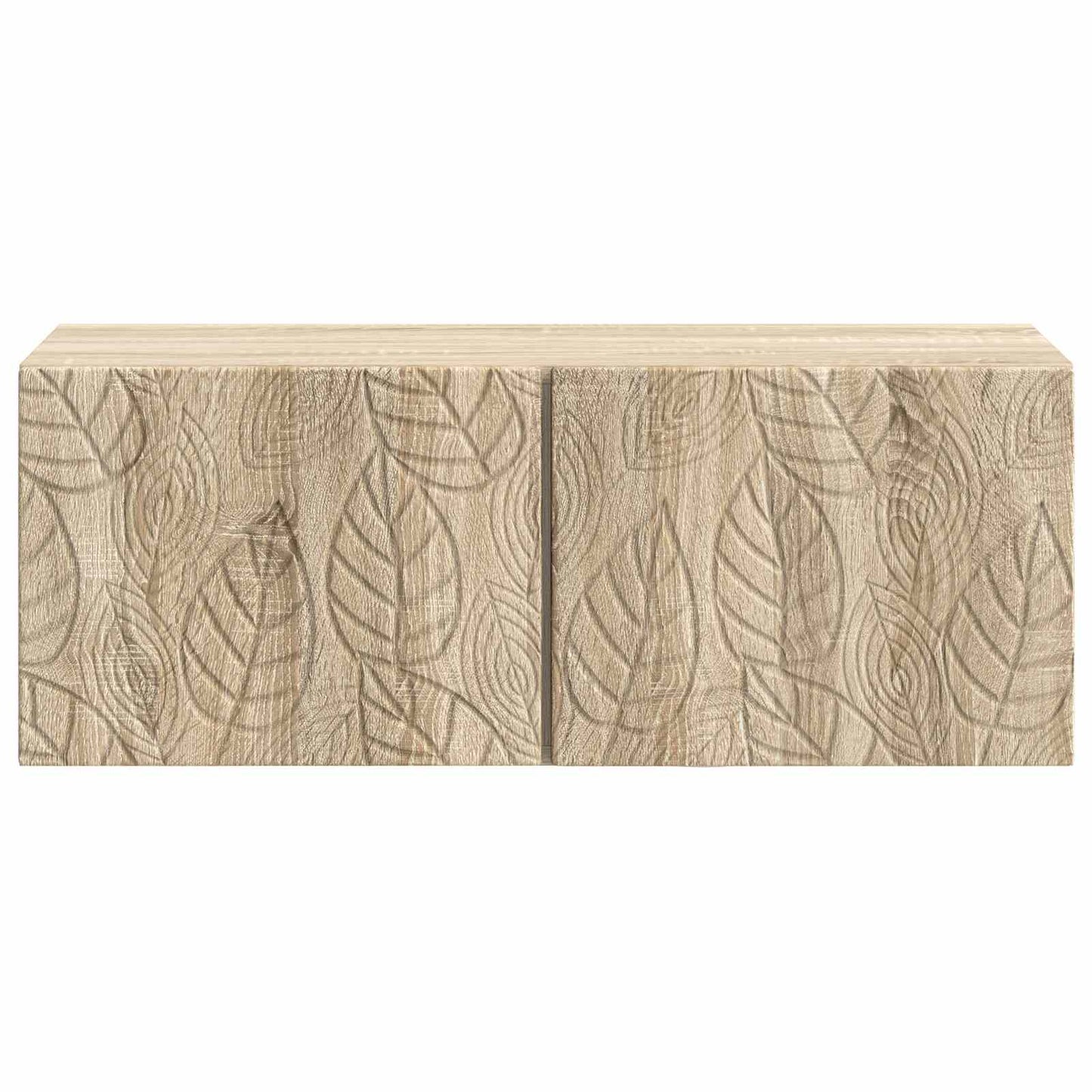 Væghængt TV-skab 78,5 x 41 x 30 cm Sonoma-eg Konstrueret træ
