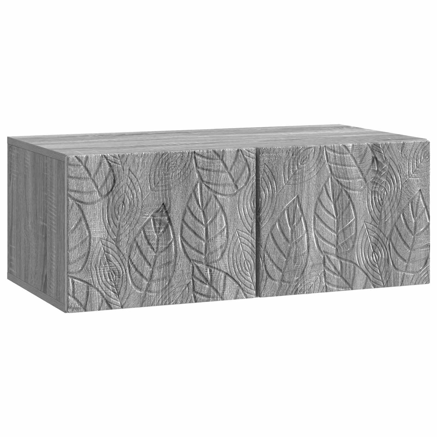 Væghængt TV-skab 78,5 x 41 x 30 cm Grå Sonoma Konstrueret træ