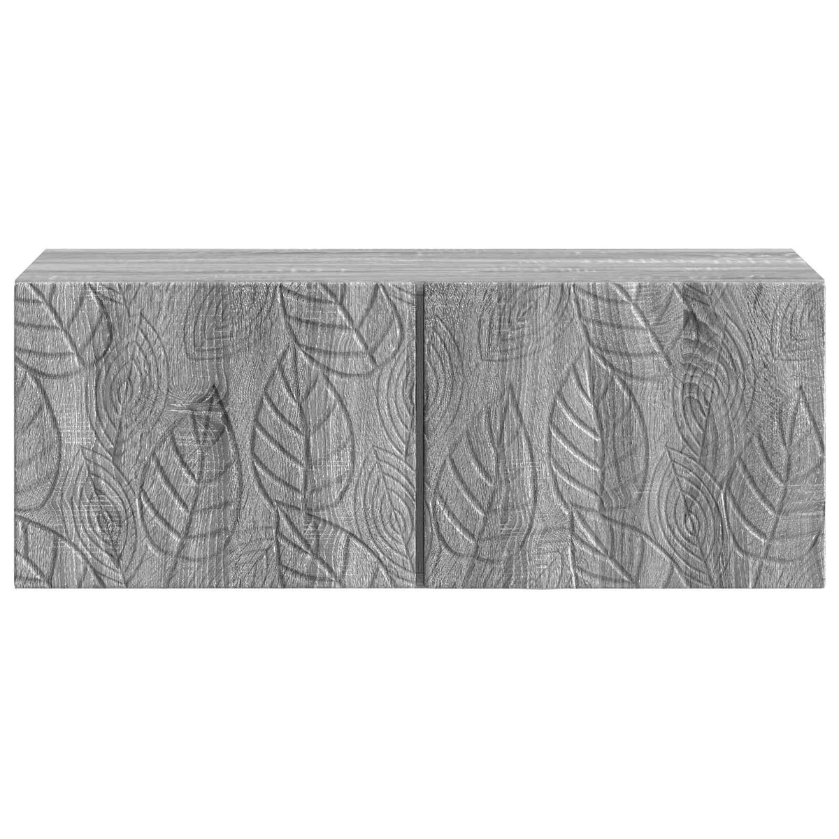 Væghængt TV-skab 78,5 x 41 x 30 cm Grå Sonoma Konstrueret træ