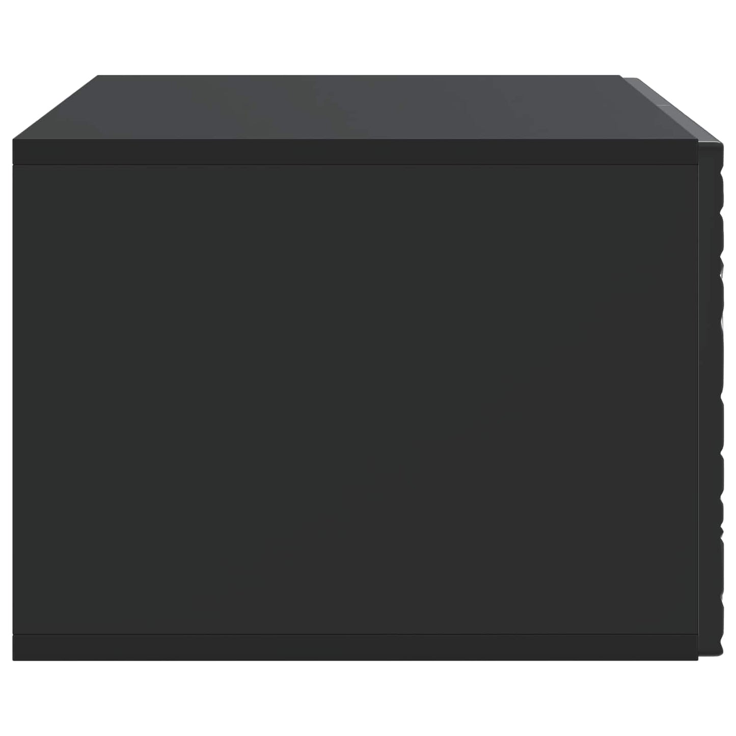Væghængt TV-skab 98 x 41 x 30 cm Sort Konstrueret træ