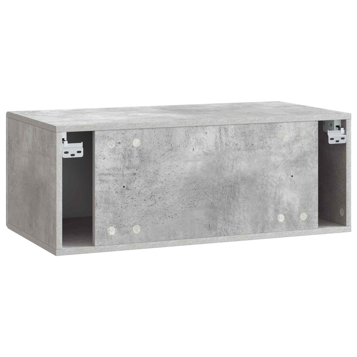 Væghængt TV-skab 98 x 41 x 30 cm Betongrå Konstrueret træ