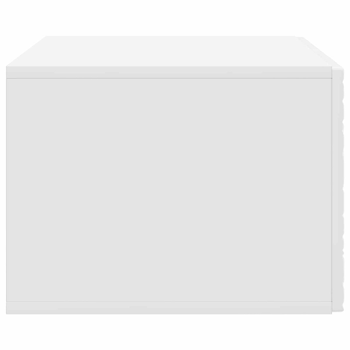 Væghængt TV-skab 78,5 x 31 cm Hvid højglans Konstrueret træ