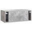 Væghængt TV-skab 98 x 31 cm Betongrå Konstrueret træ