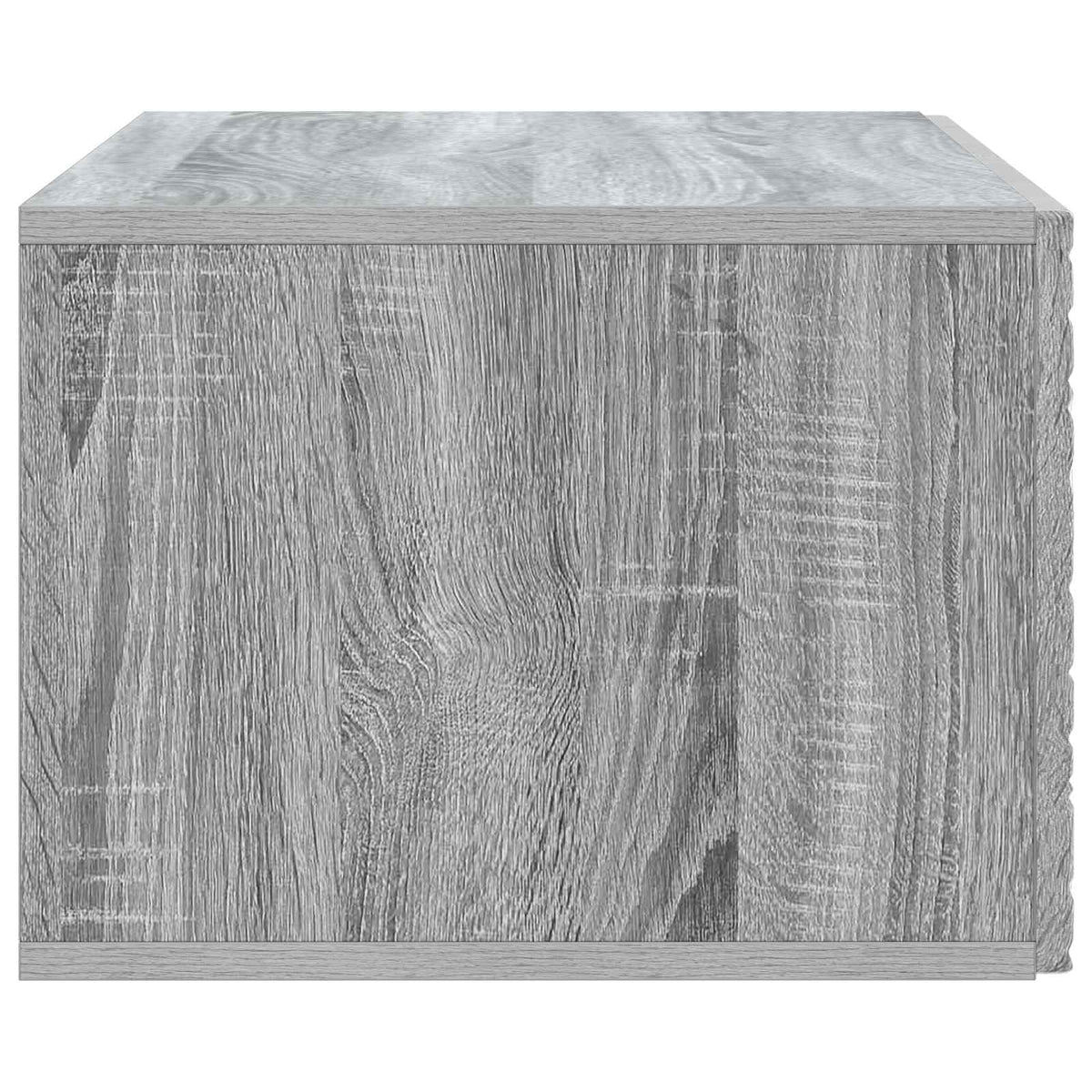 Væghængt TV-skab 98 x 31 cm Grå Sonoma Konstrueret træ