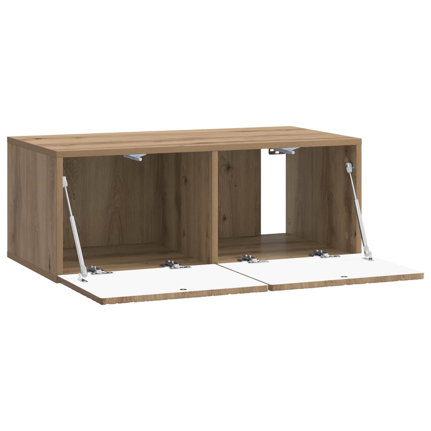 Væghængt TV-skab 98 x 31 cm Artisan-eg Konstrueret træ