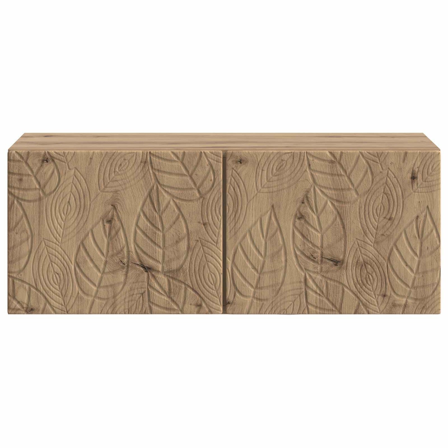 Væghængt TV-skab 98 x 31 cm Artisan-eg Konstrueret træ