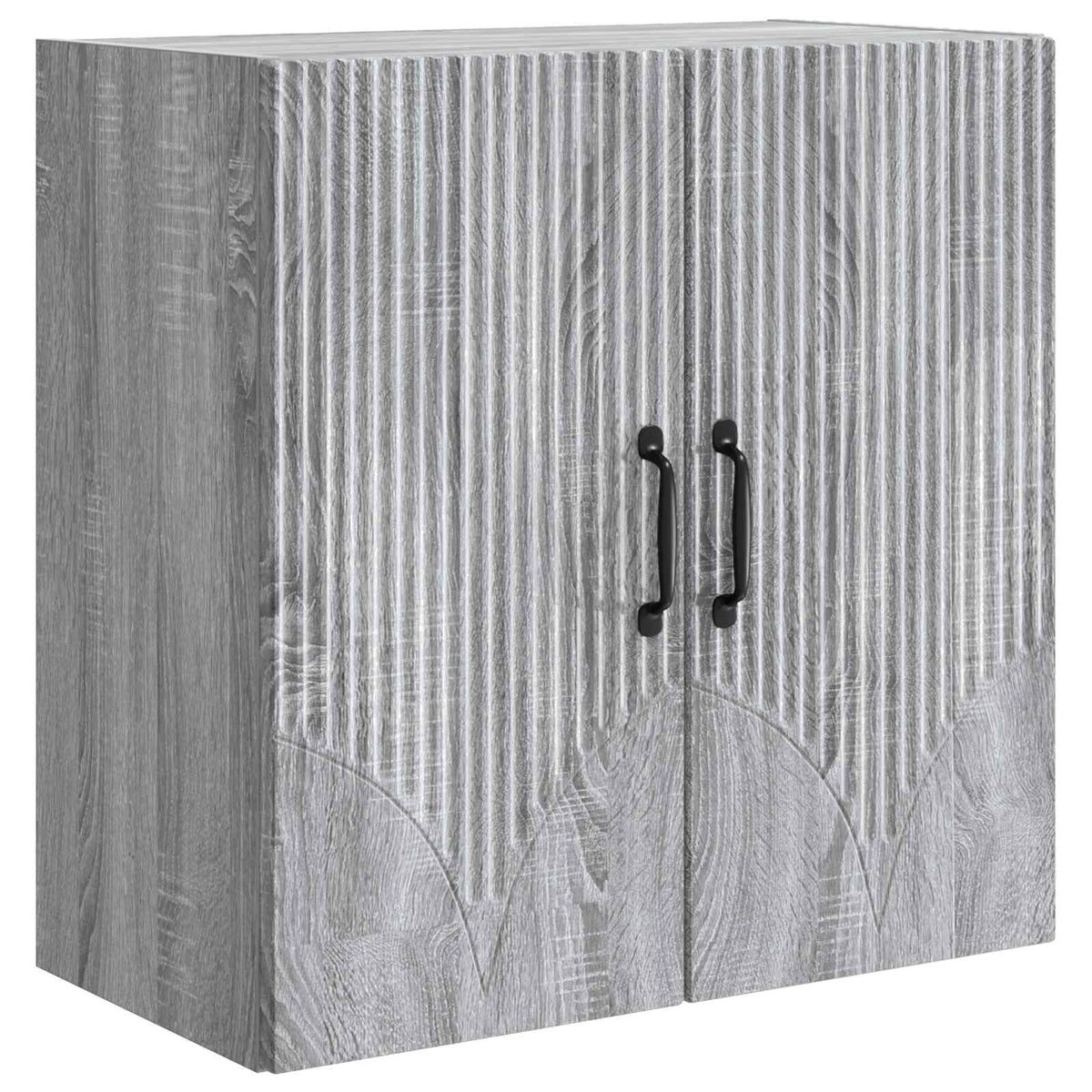 Vægmonteret skab 59 x 31 x 60 cm Konstrueret træ Grå Sonoma