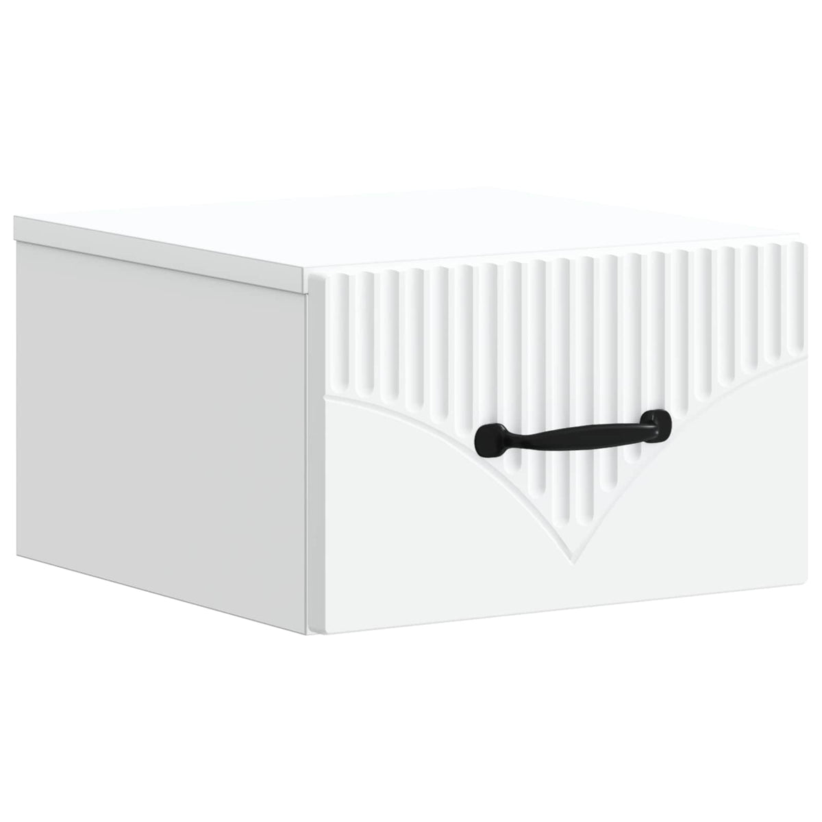 Væghængt Natbord Hvid 34,5 x 33 x 20 cm Konstrueret træ