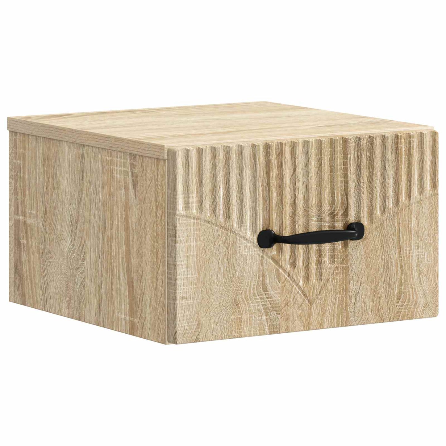 Væghængt Natbord Sonoma-eg 34,5 x 33 x 20 cm Konstrueret træ