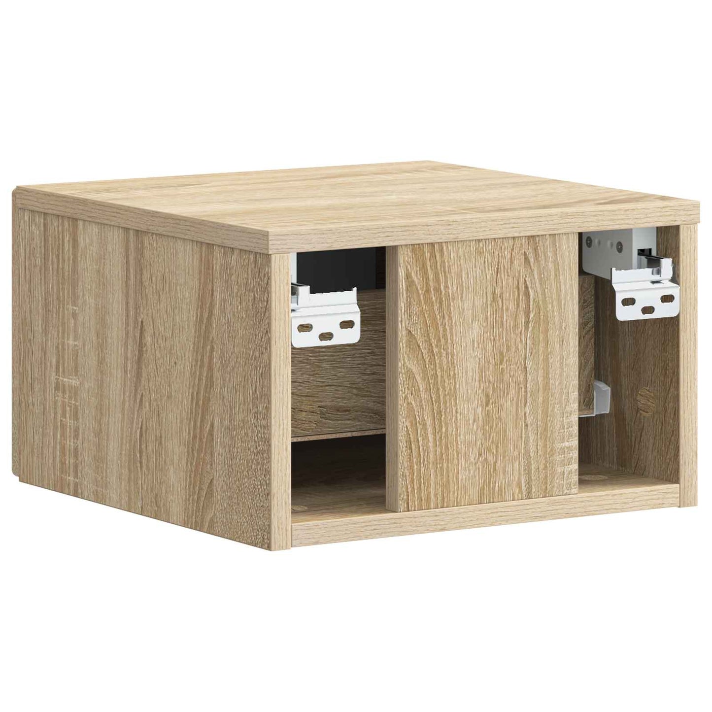 Væghængt Natbord Sonoma-eg 34,5 x 33 x 20 cm Konstrueret træ