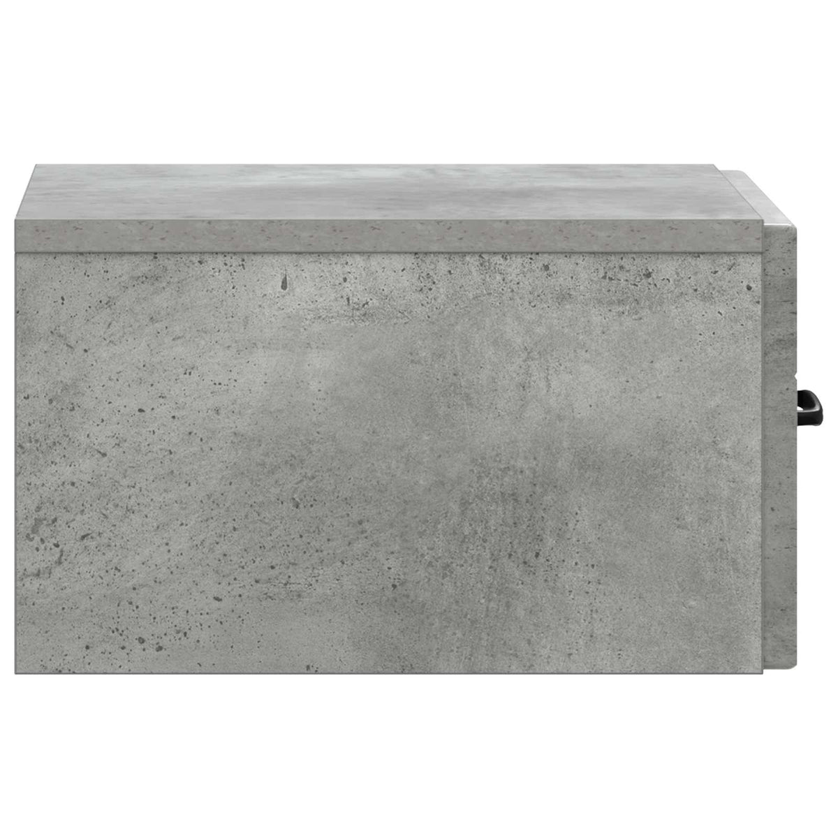 Væghængt Natbord Betongrå 34,5 x 33 x 20 cm Konstrueret træ