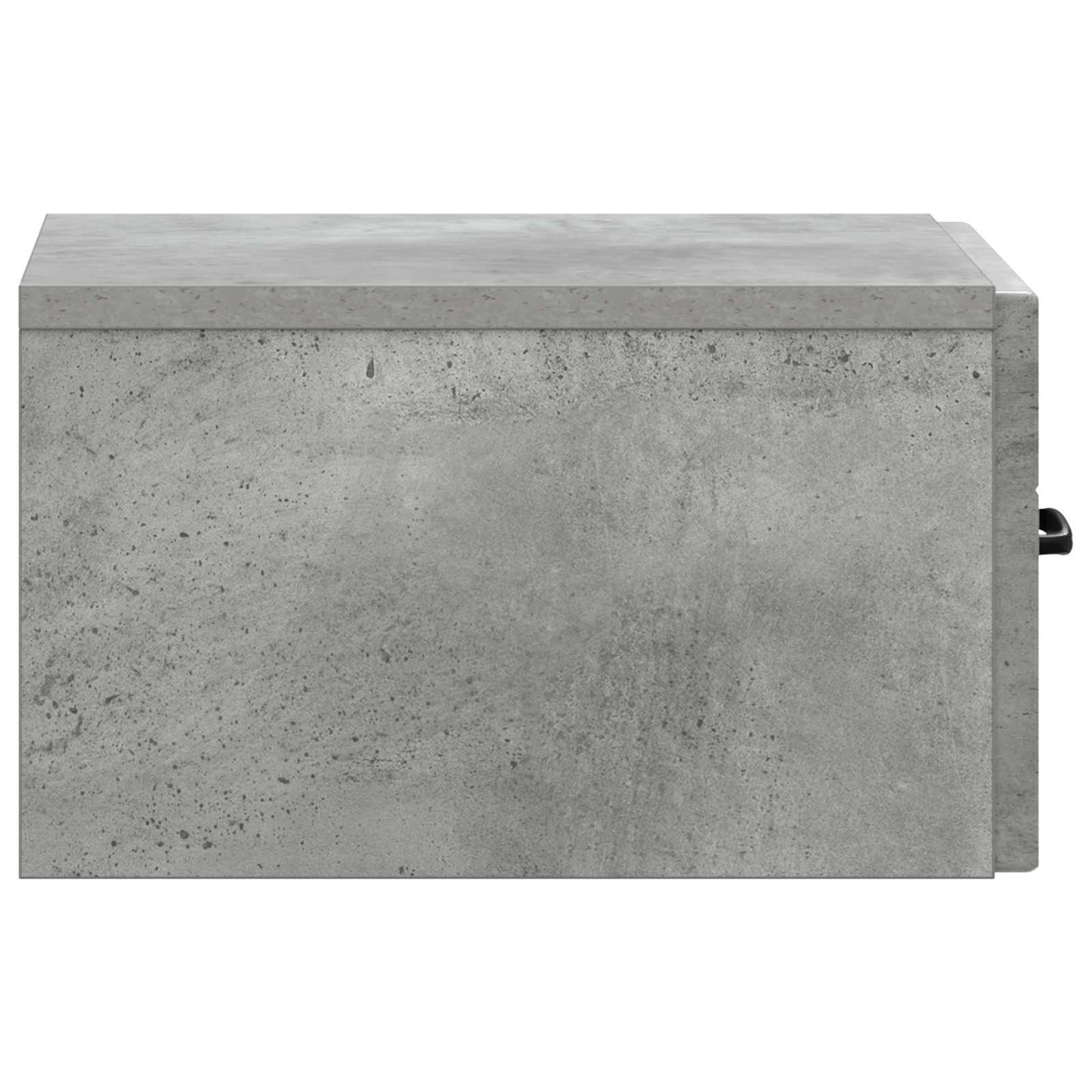 Væghængt Natbord 2 stk. Betongrå 34,5 x 33 x 20 cm