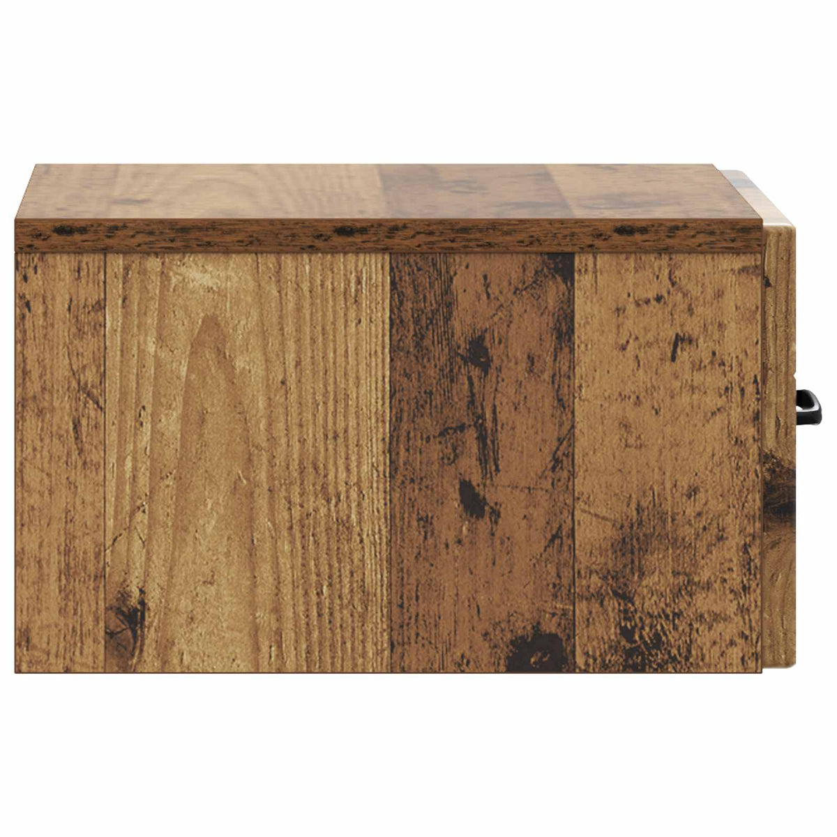 Væghængt Natbord 2 stk. Gammelt træ 34,5 x 33 x 20 cm