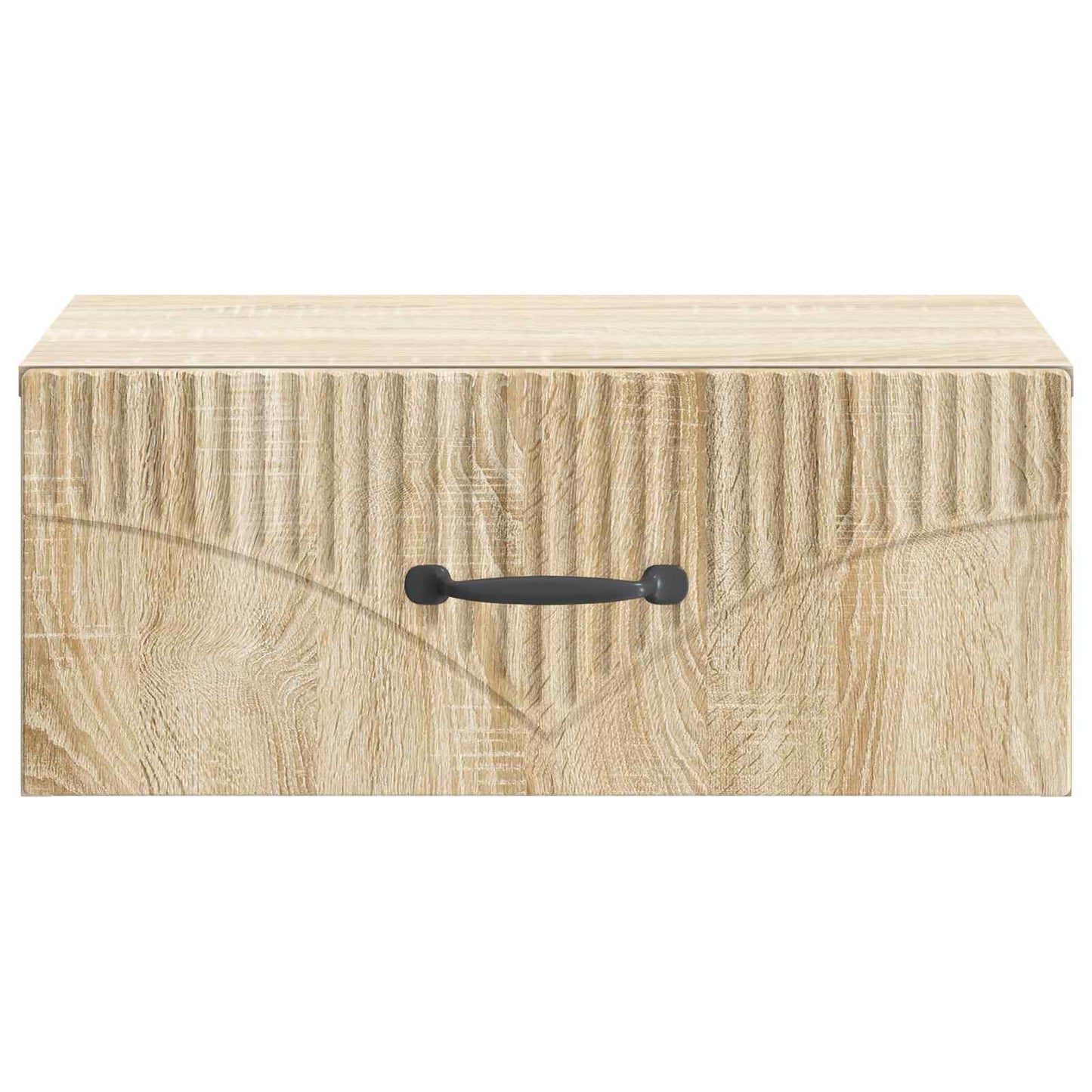Væghængt Natbord Sonoma-eg 49 x 34,5 x 20 cm Konstrueret træ