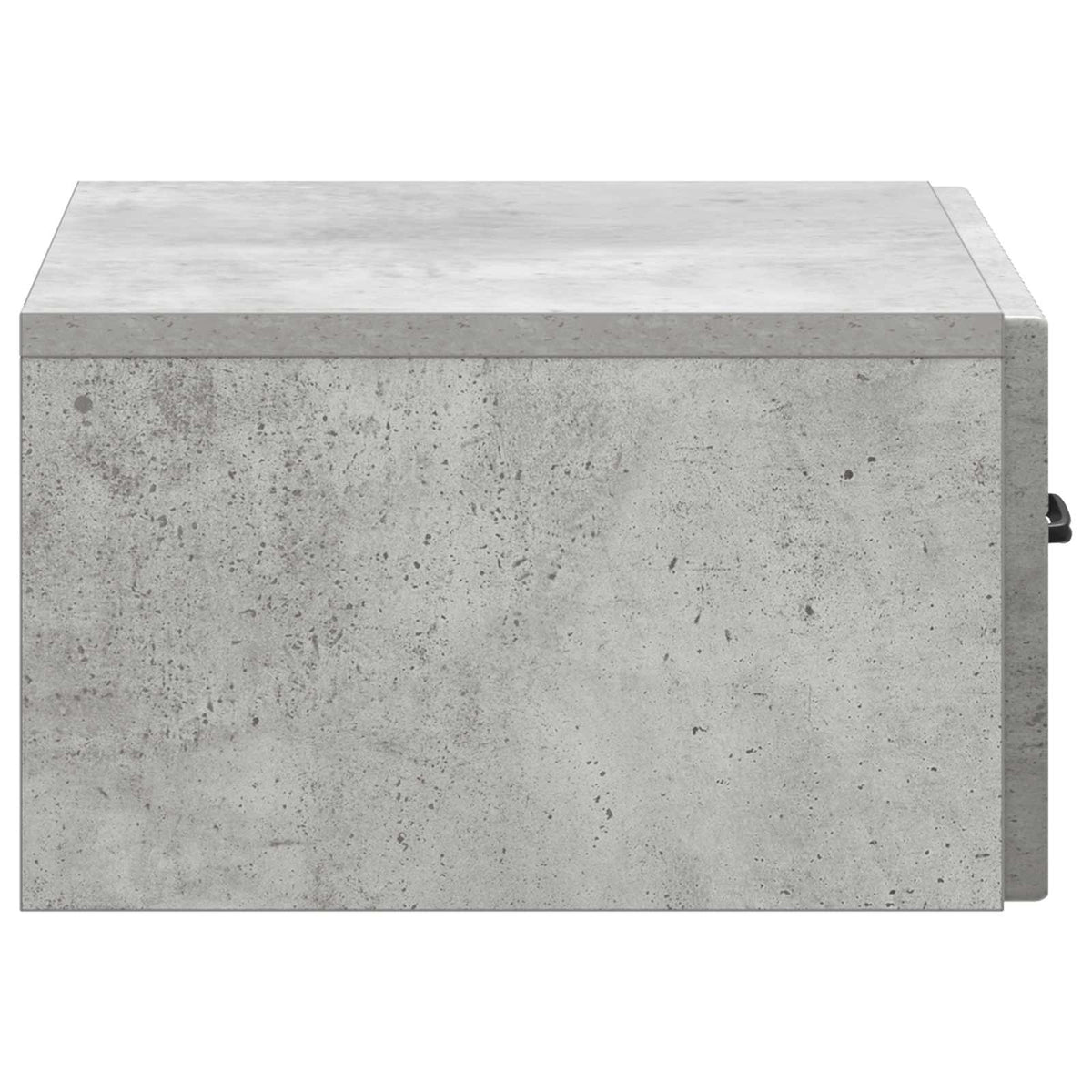 Væghængt Natbord 2 stk. Betongrå 49 x 34,5 x 20 cm